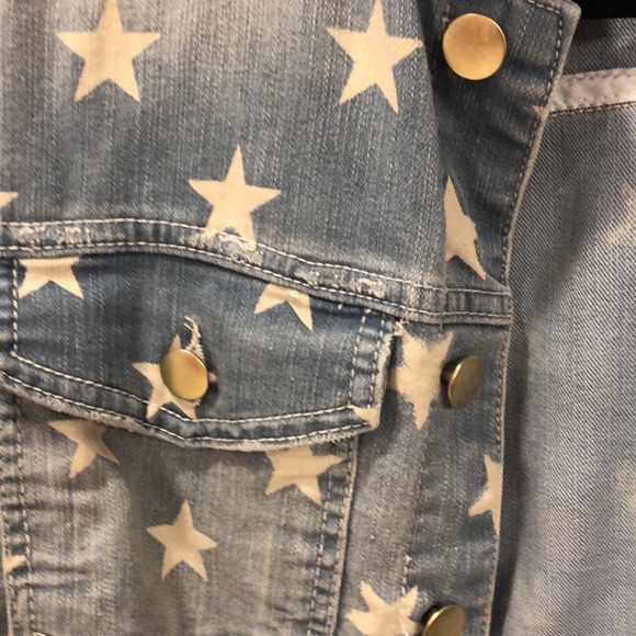 Denim jacket star pattern - Picture 2 of 3